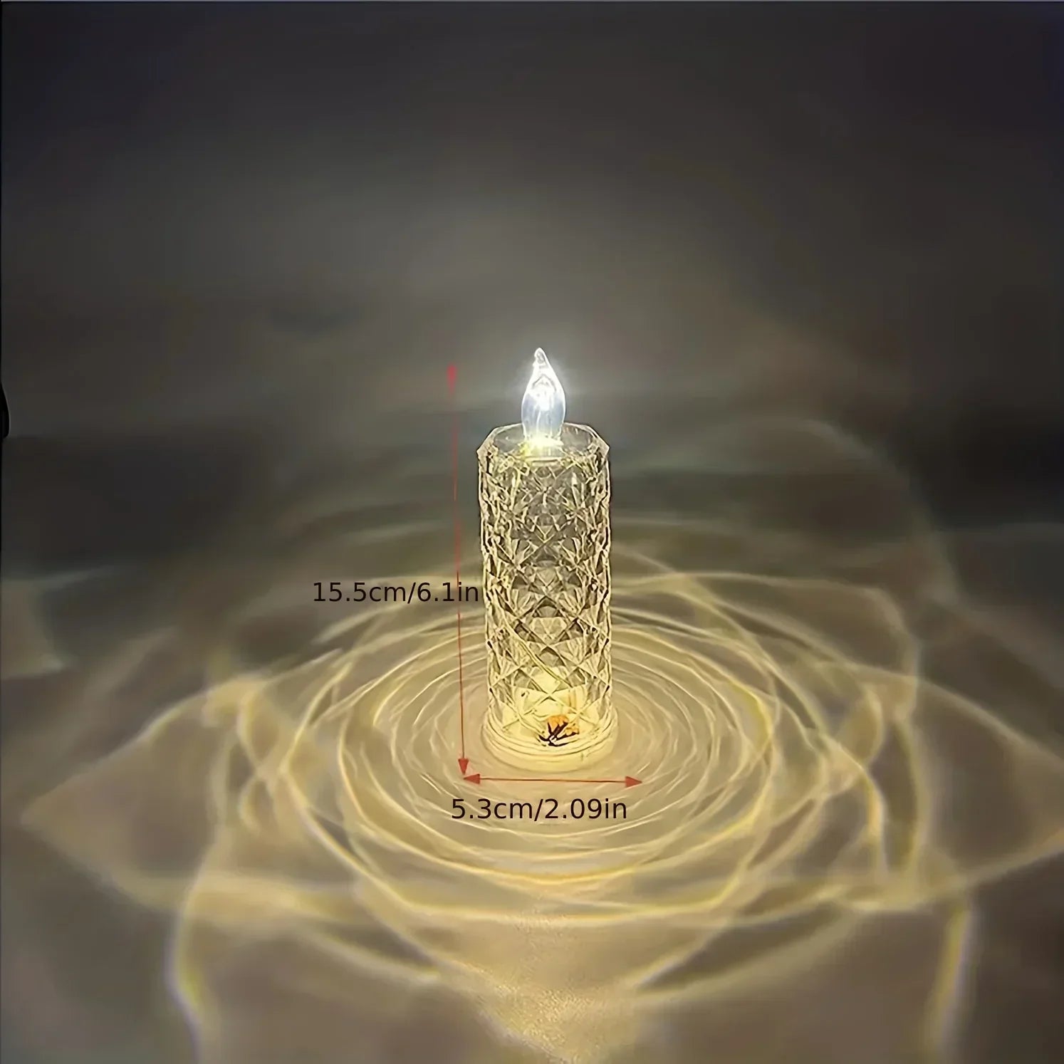 Flameless LED Candles – Realistic Flame Appearance, Battery Operated and Safe