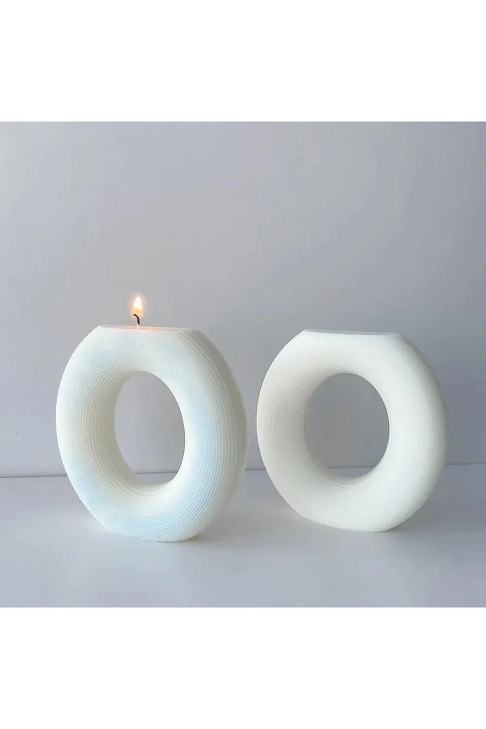 Striped Candle Shape DIY