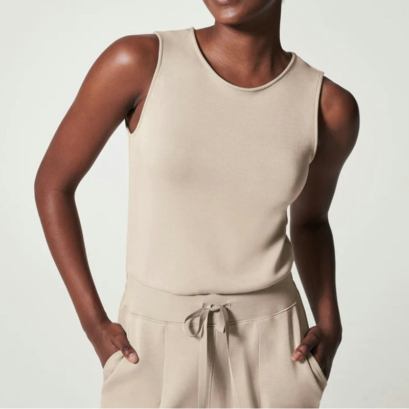 Sylis | Air Essentials Sleeveless Plain Jumpsuit