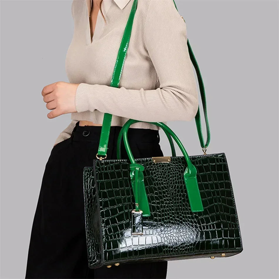 Sylis | Trendy Designer Croco Handbag