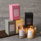Vintage Scented Candle Glass Soy Wax Aromatherapy