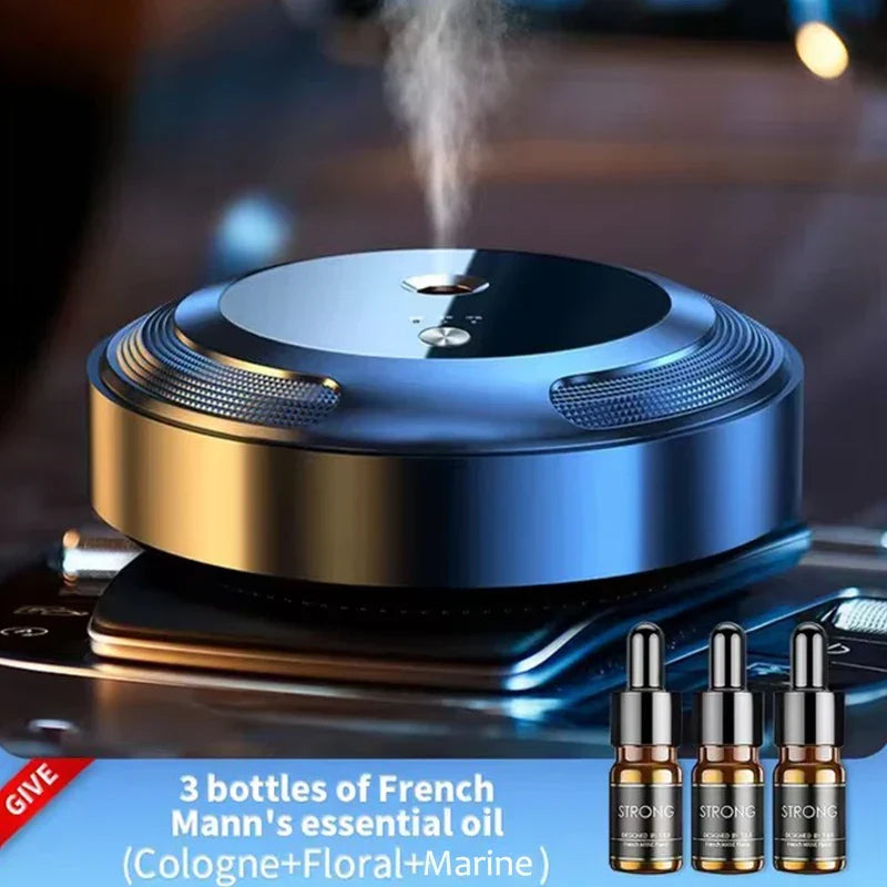 Lunova Aroma Diffuser Set | Intelligent Aromatherapy Device with 3 Essential Oils | USB Charging & Smart Mode