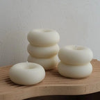Donut Aromatherapy Candle Round Smokeless