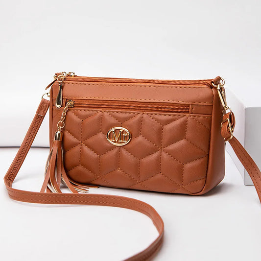 Sylis | Double Zipper Crossbody Bag