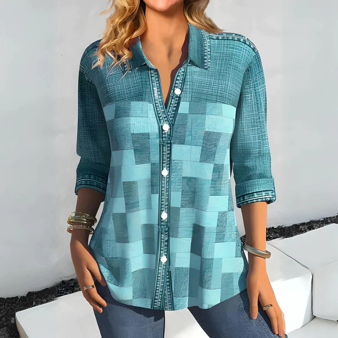 Sylis | Casual Checkered Blouse