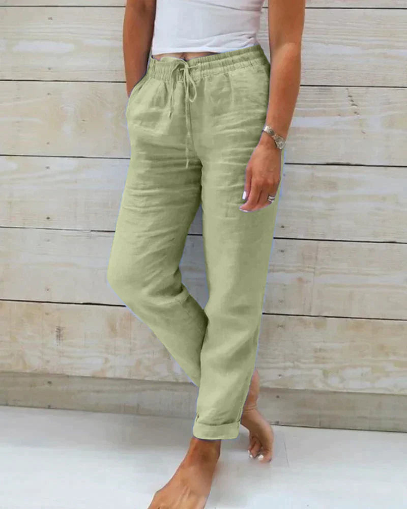 Sylis-Mode | Lufty linen pants for summer