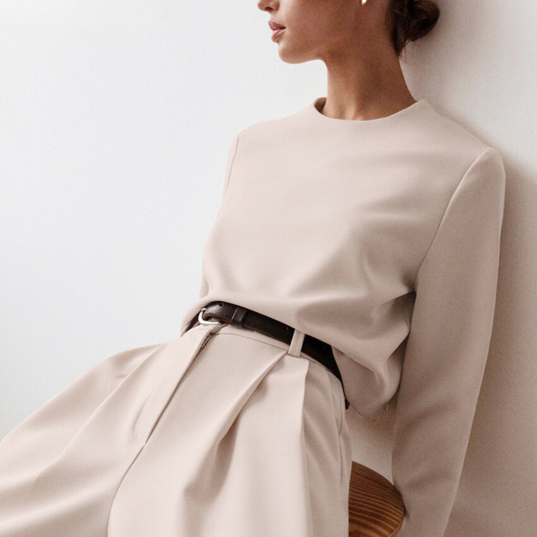 Sylis-Mode | Elegant Women's Two-Piece Set With Wide Cut Pants