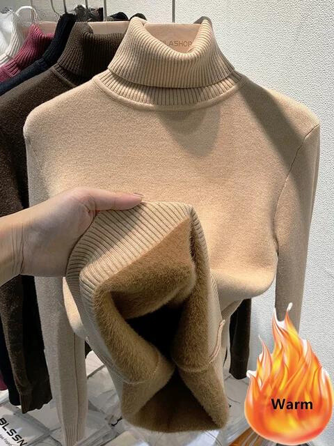 Sylis | Turtleneck Sweater Fleece Lined