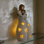Embracing Mother and Daughter Candle Holder - EternalBond