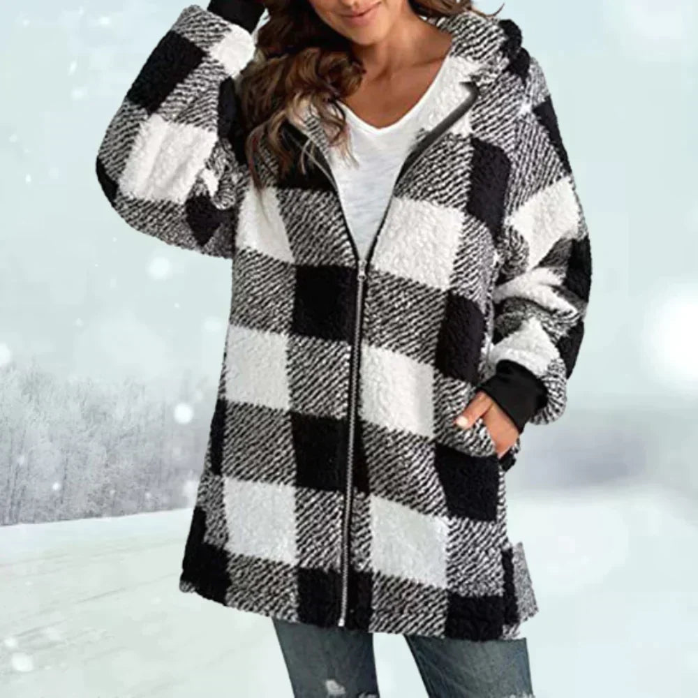 Sylis | Checkered winter coat