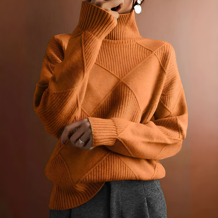 Warm and casual knit turtleneck Sylis