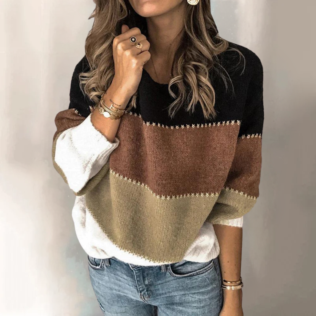 Sylis-Mode | Classic striped sweatshirt for women