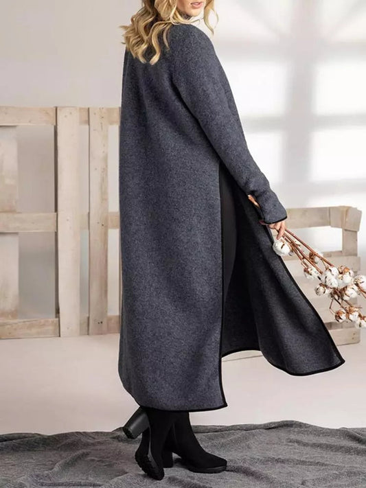 Sylis | Long casual split midi dress