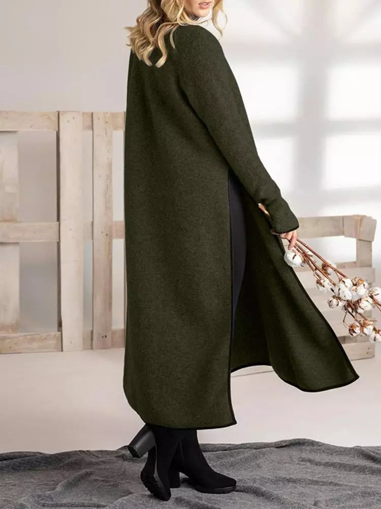 Sylis | Long casual split midi dress