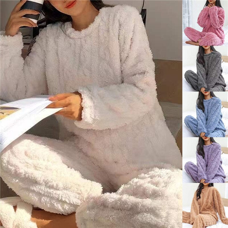 Sylis cozy fleece pajamas