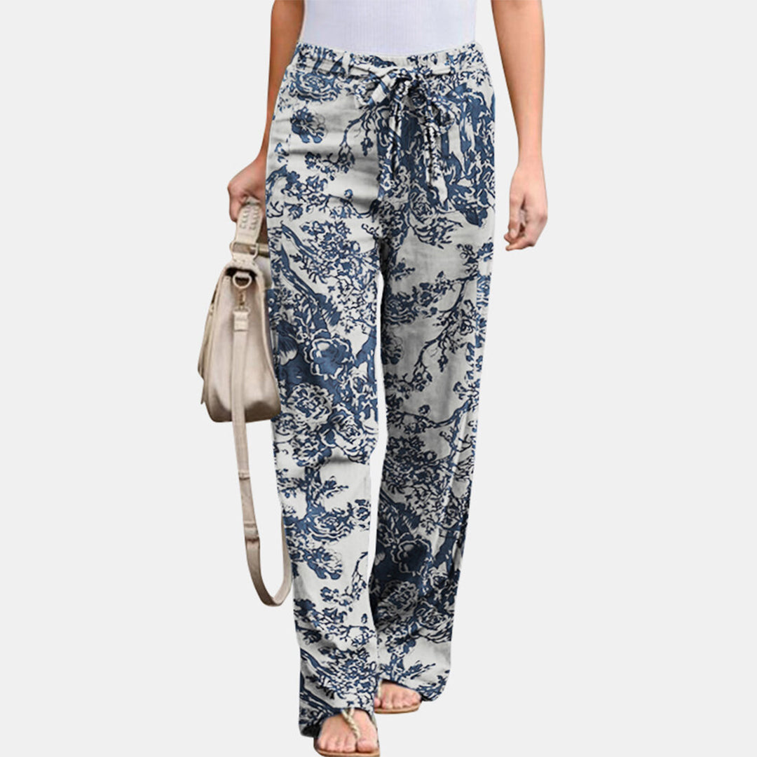 Sylis | Stylish Leisure Pants Flowerprint