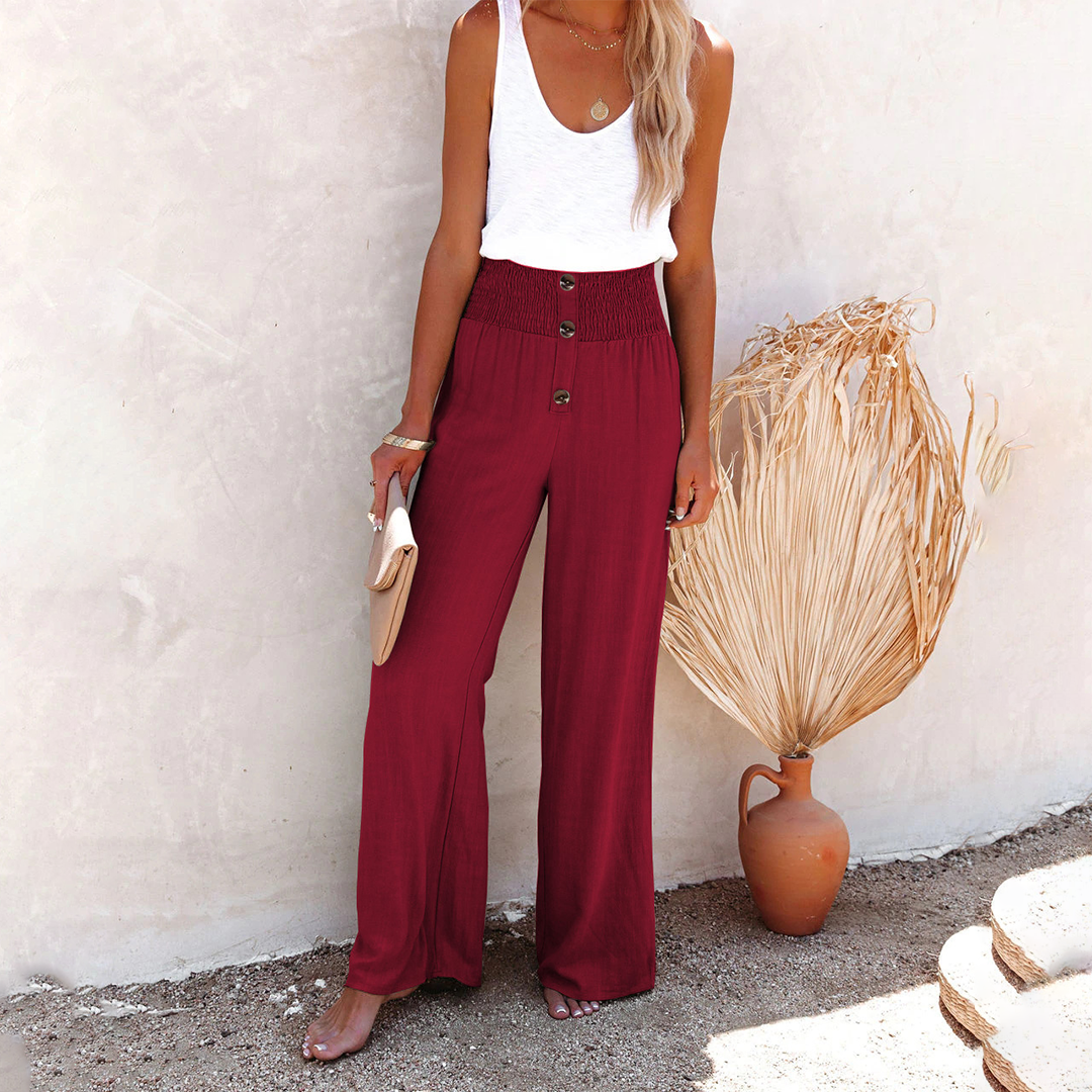 Sylis | Relaxed High-Waist Loose Pants