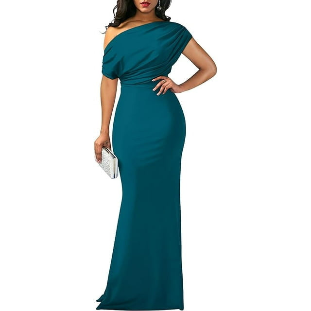 Sylis | Elegant High-Neck Slit Dress