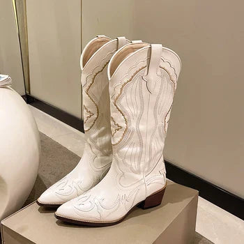 Sylis | Cowboy boots in medium height