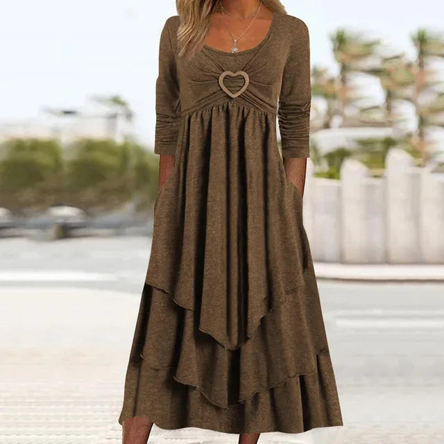 Sylis | Layered Dress with Heart Ring