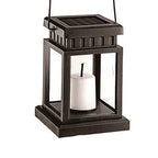 Solar-powered candle lanterns for garden and balcony – Weatherproof, Decorative LED lighting