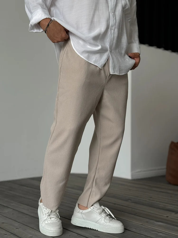 Sylis | Relaxed Ribbed Trousers