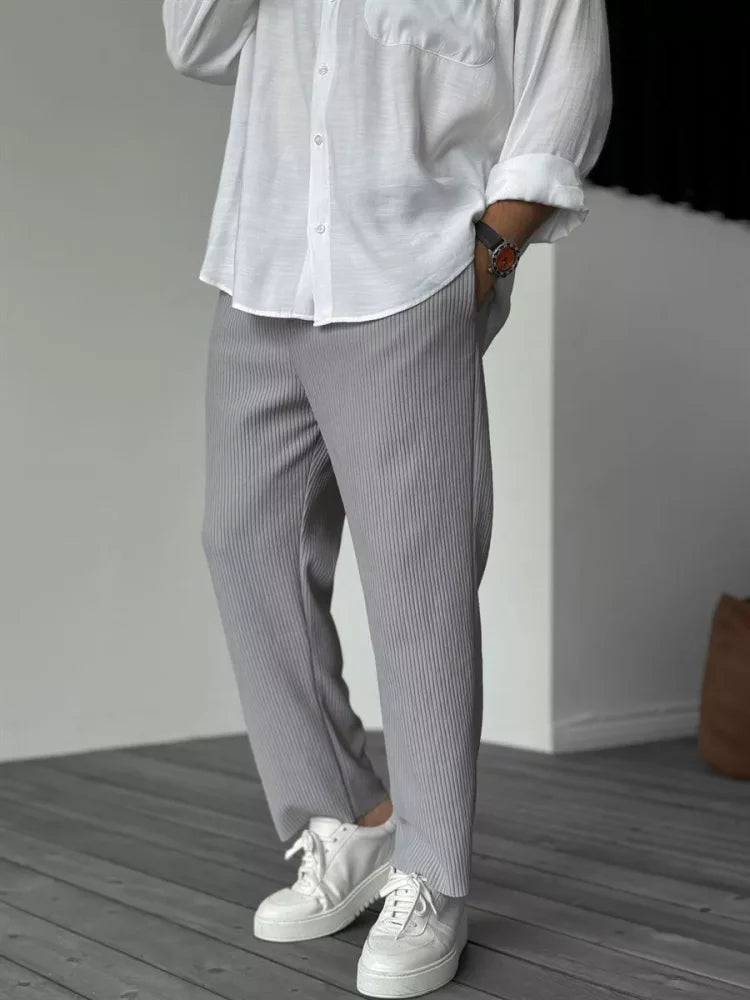 Sylis | Relaxed Ribbed Trousers