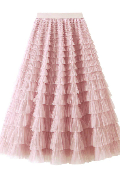 Sylis | Maxi tulle skirt