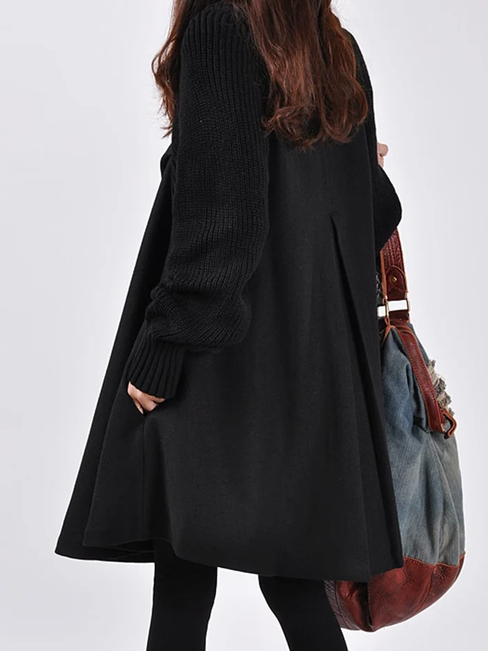 Sylis | Long coat in plus size