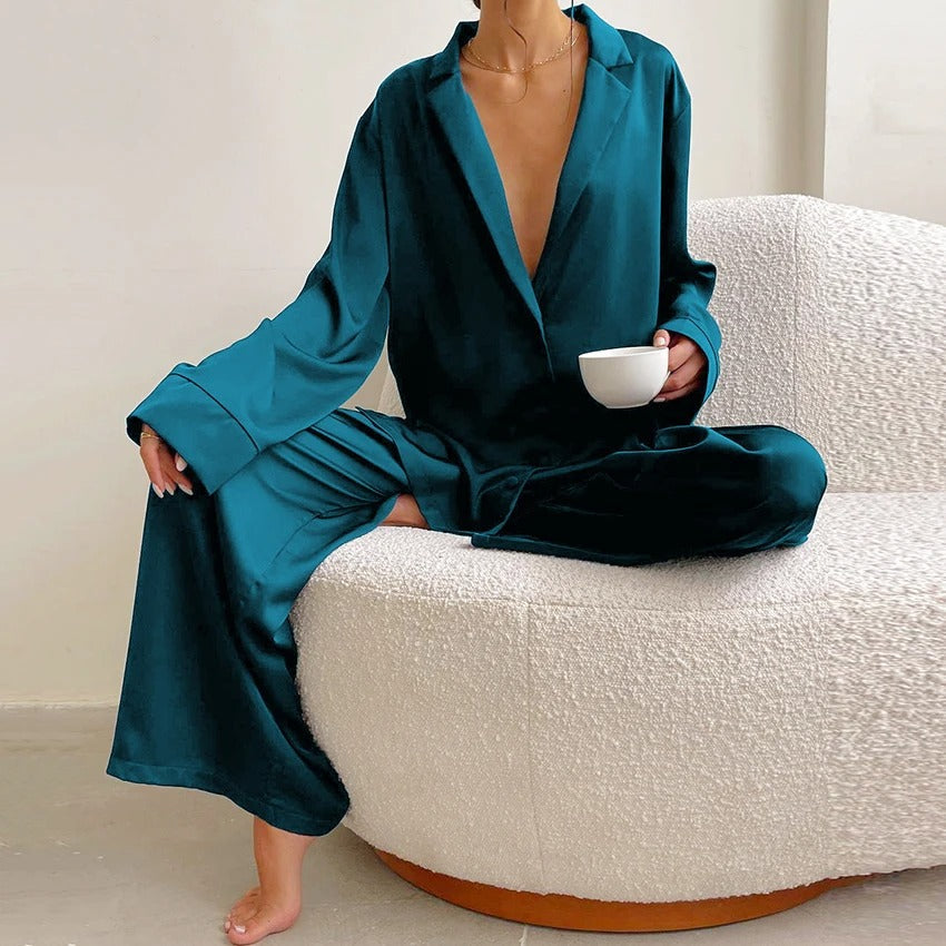 Sylis | Silky Elegance Oversized Pajama Set