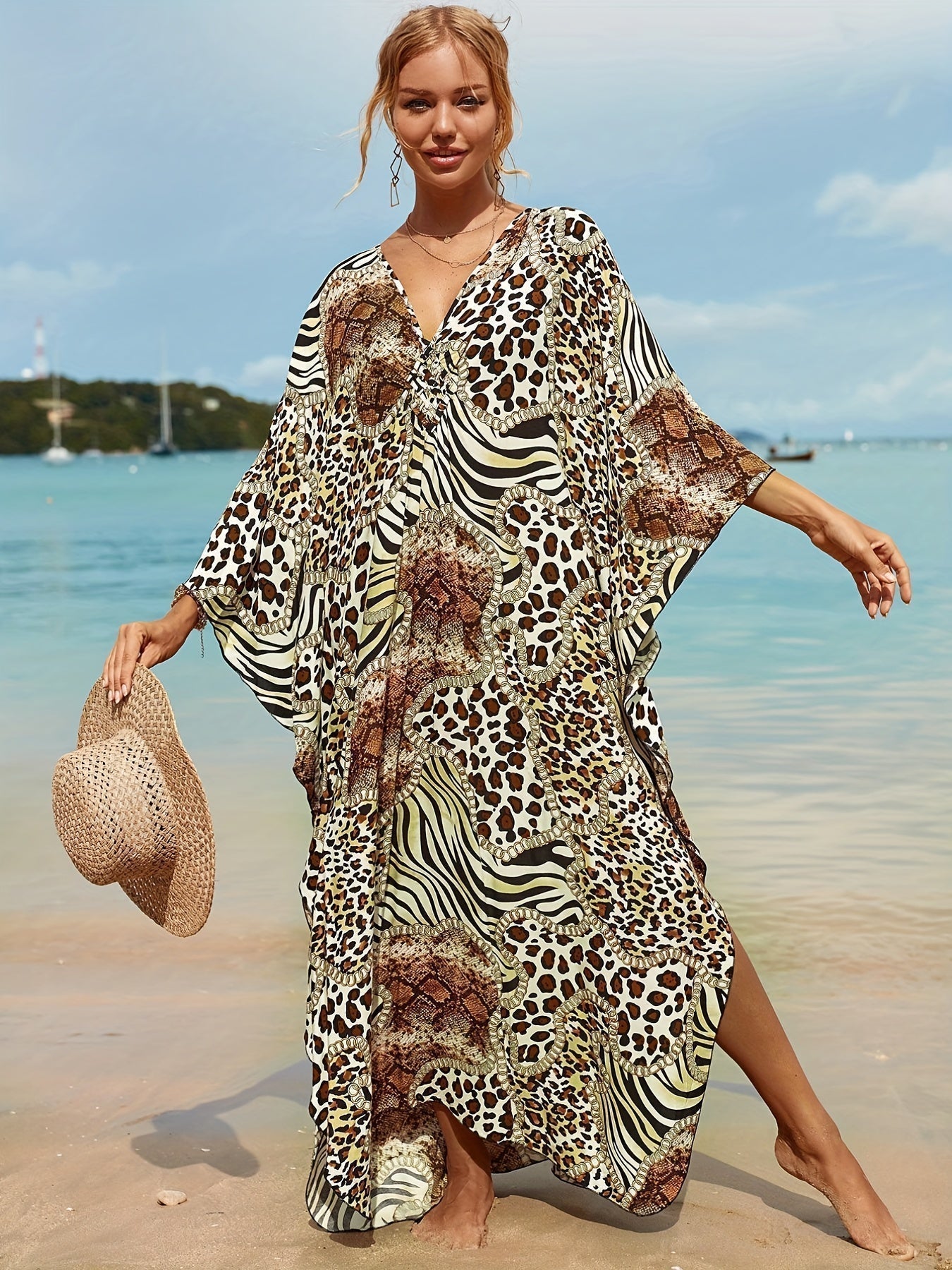 Sylis | Wild Safari Beach Dress