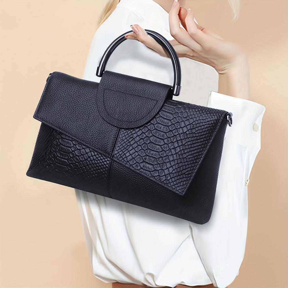 Sylis - Croc-Embossed Luxury Bag