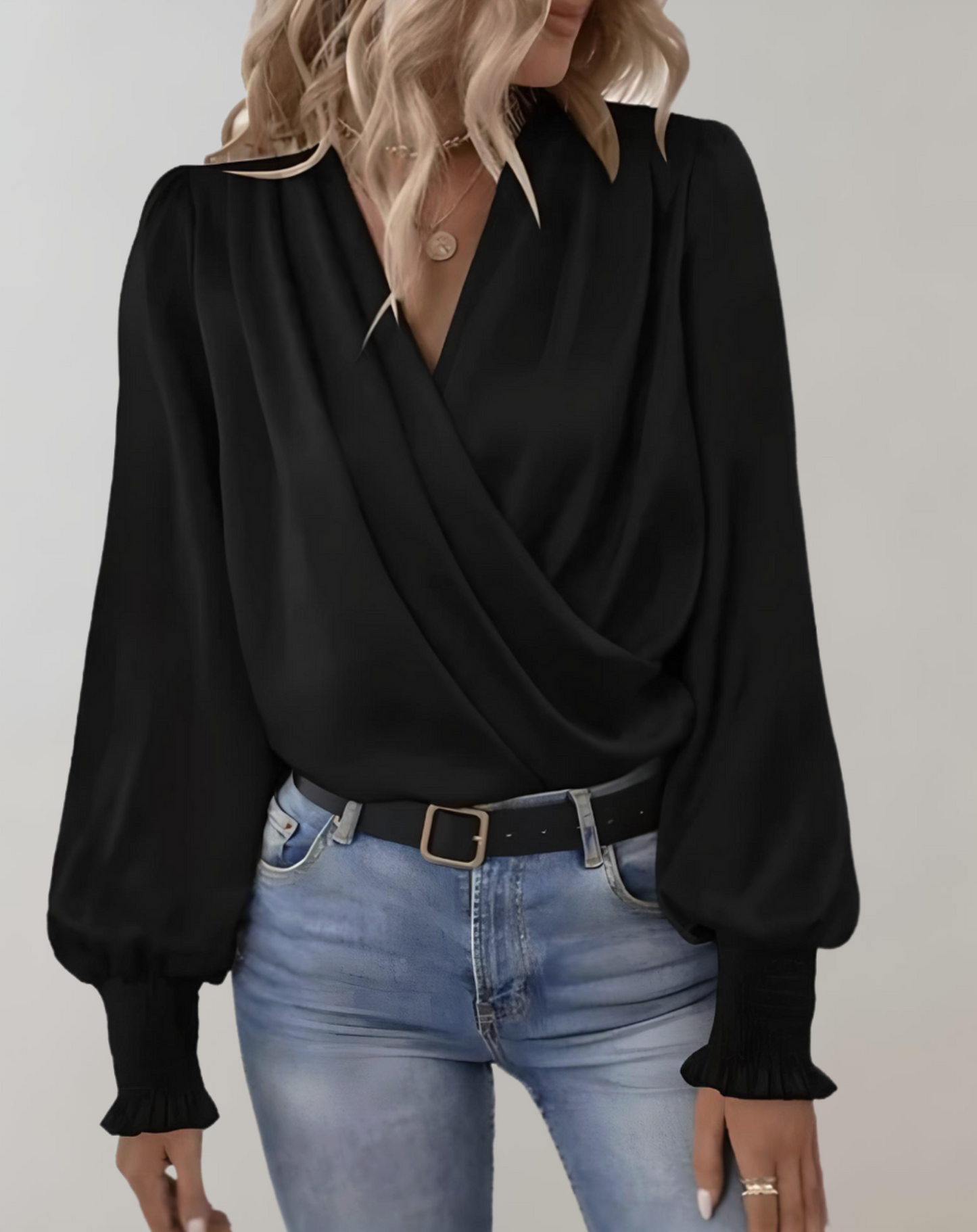 Sylis | Sophisticated Long-Sleeve Blouse