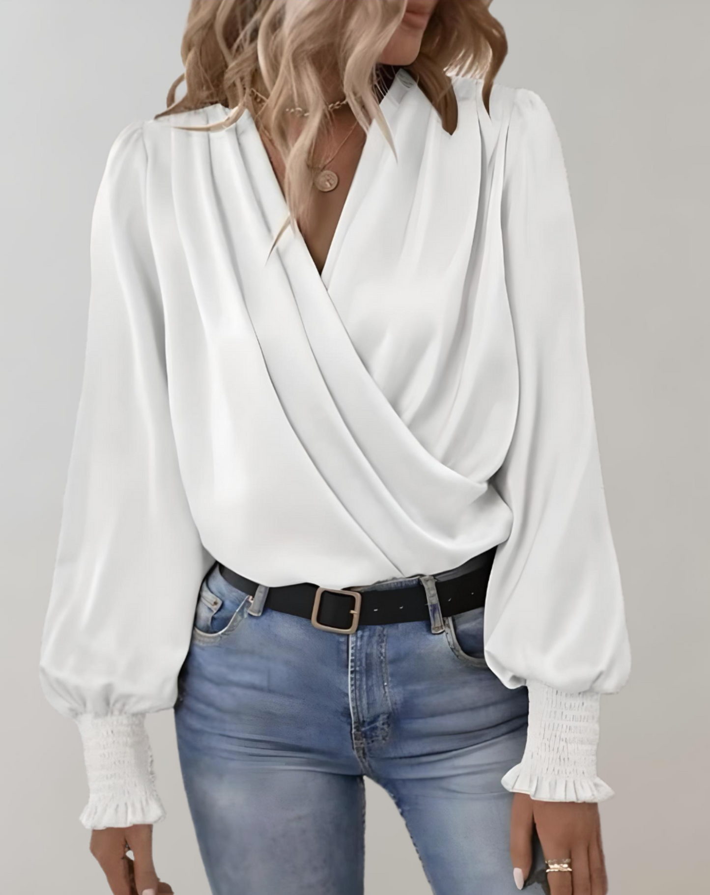 Sylis | Sophisticated Long-Sleeve Blouse