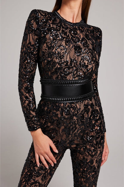Sylis-Mode | Lace Elegance Jumpsuit