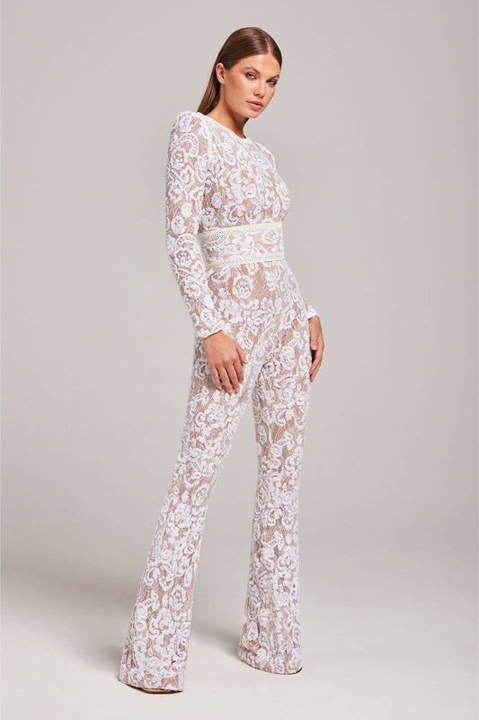 Sylis-Mode | Lace Elegance Jumpsuit