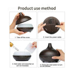 Aroma Diffuser – 500 ml with wood look