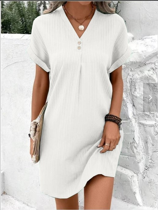 Sylis | Elegant Short-Sleeved Dress