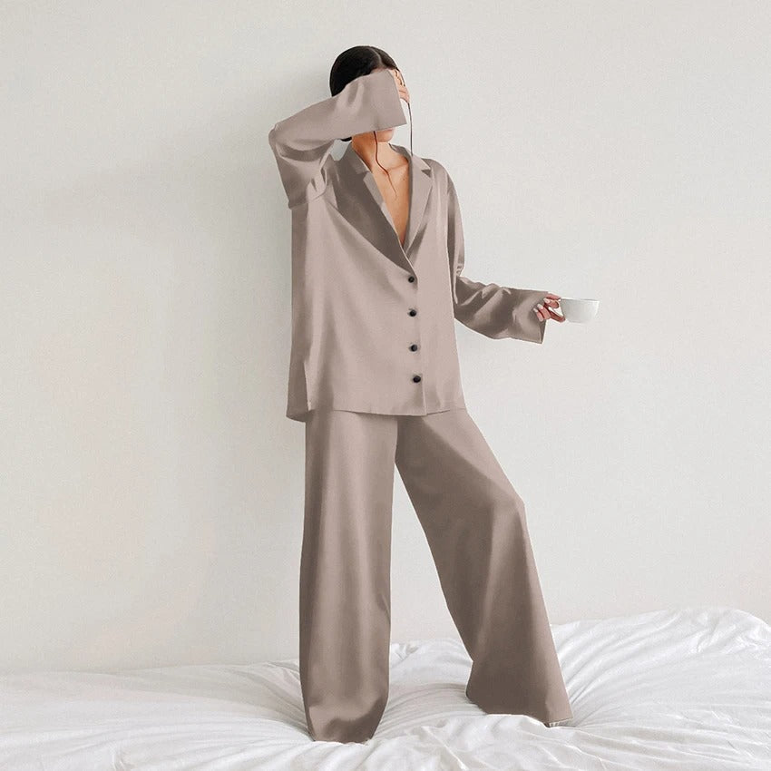 Sylis | Silky Elegance Oversized Pajama Set