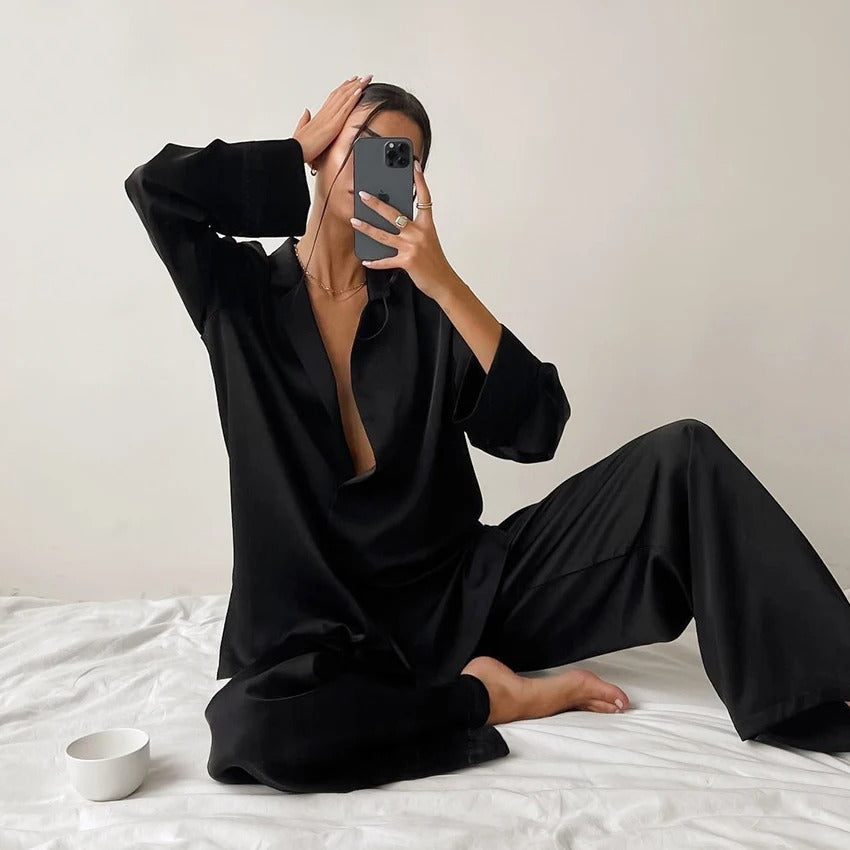 Sylis | Silky Elegance Oversized Pajama Set