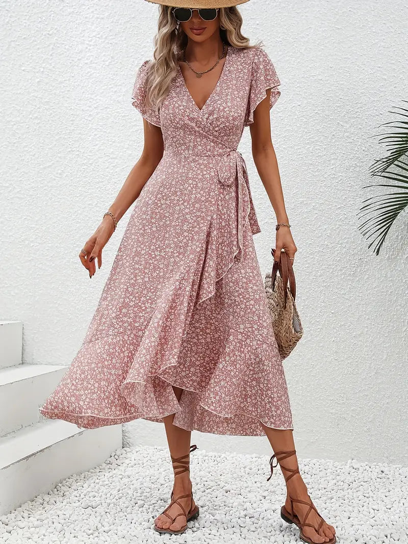 Sylis | Floral Midi Dress