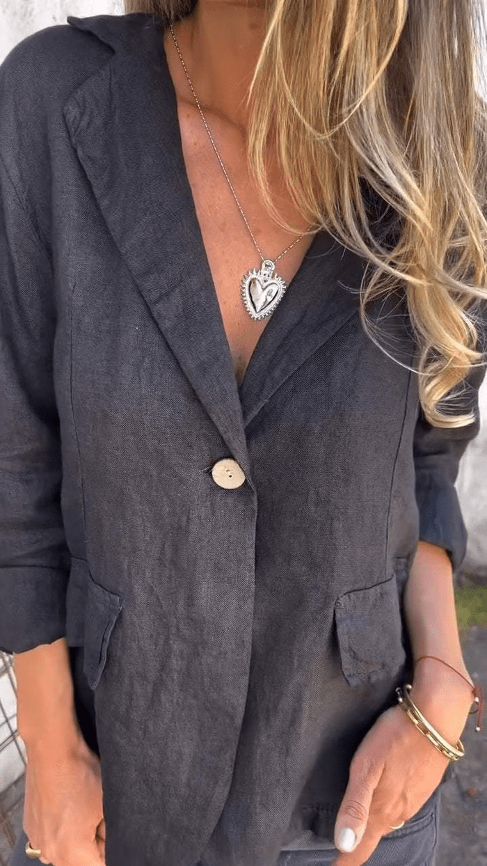 Sylis | Casual Lapel Single-button Coat