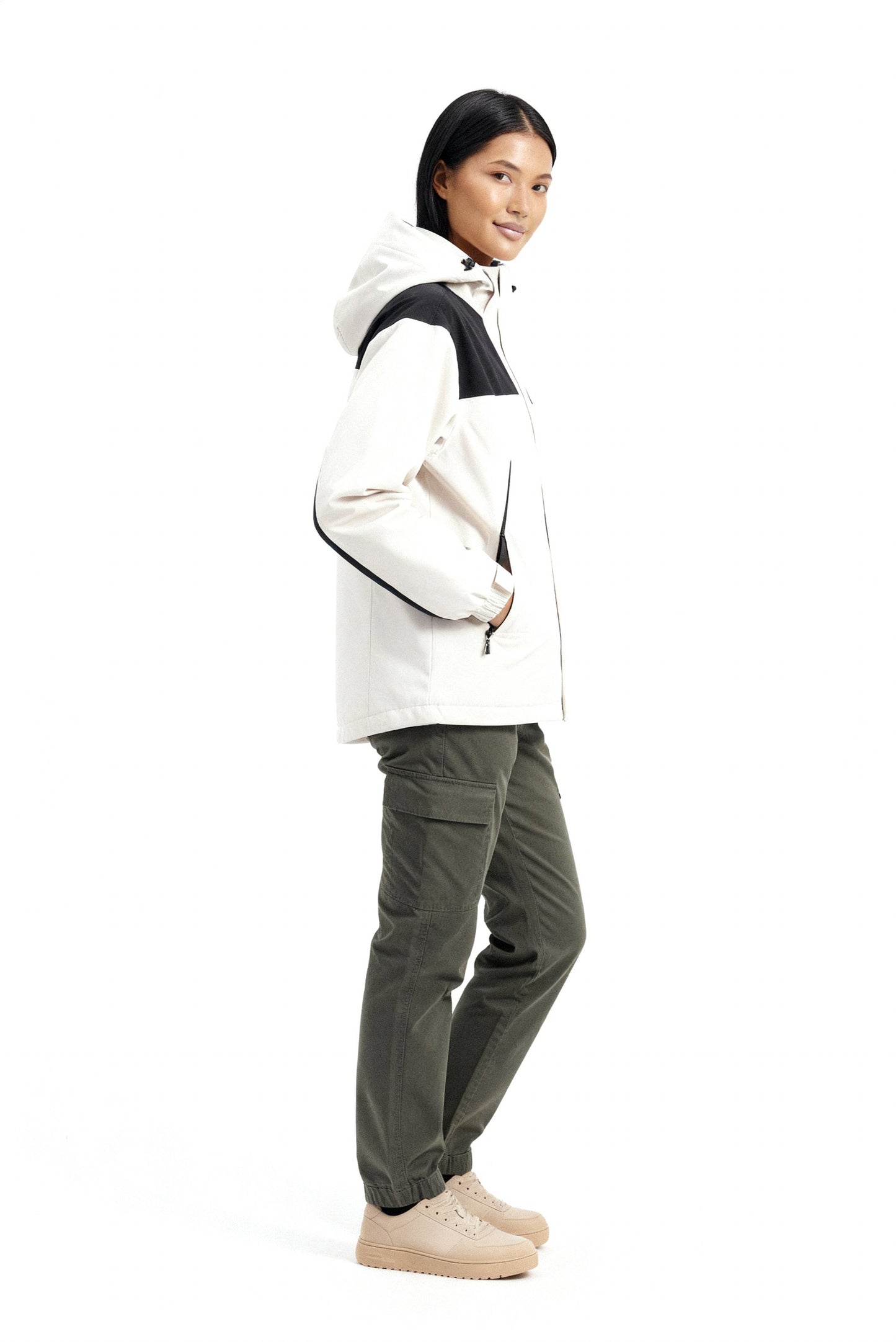 Sylis-Mode | 3-in-1 Fleece Winter jacket with hood for ladies