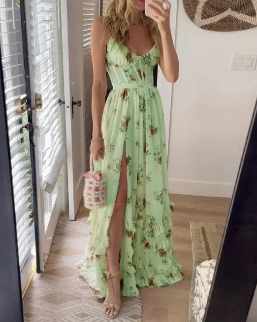 Sylis | Floral Flowy Maxi Dress