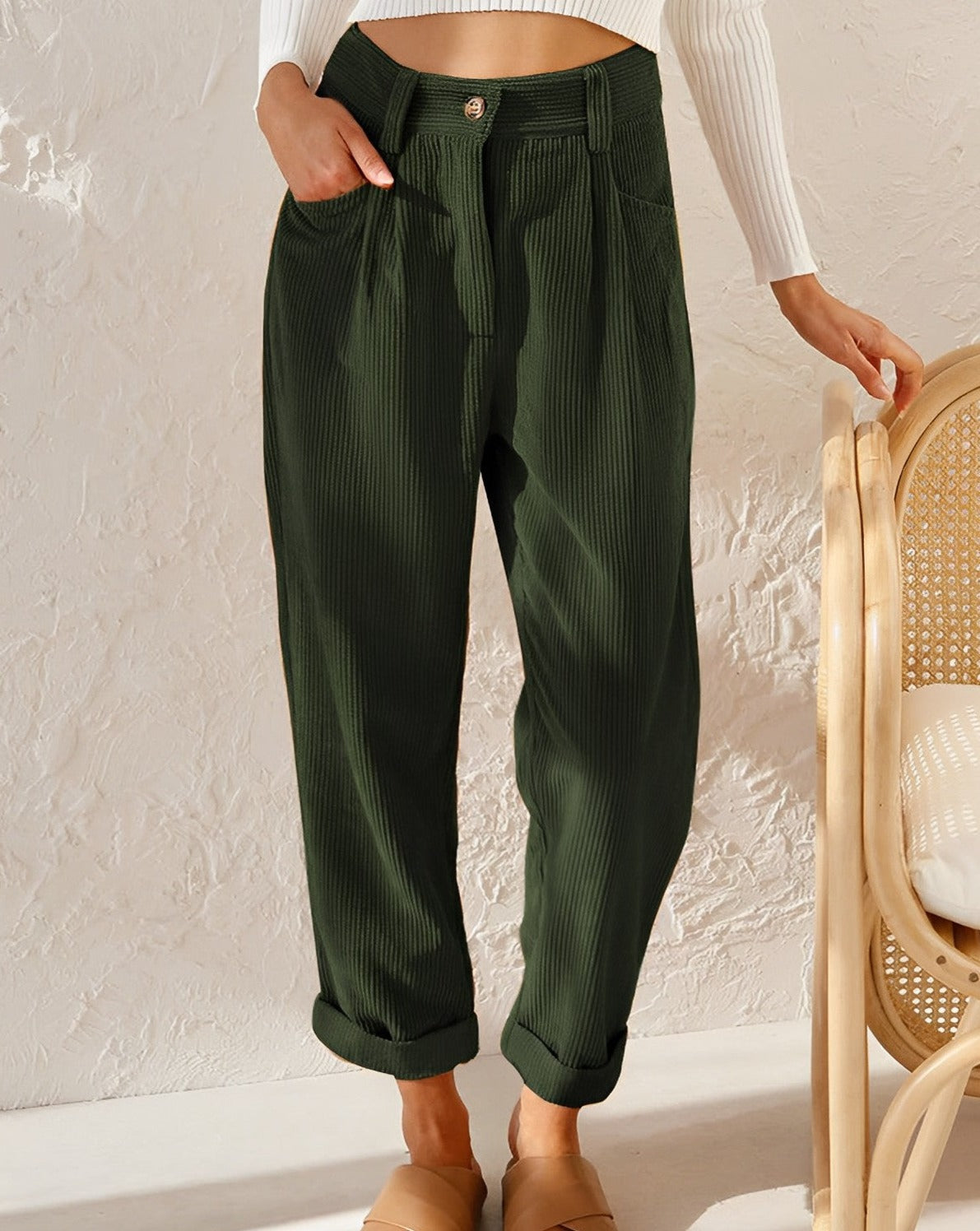 Sylis | | Chic High-Waisted Trousers