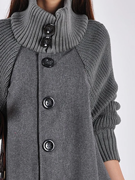 Sylis | Long coat in plus size