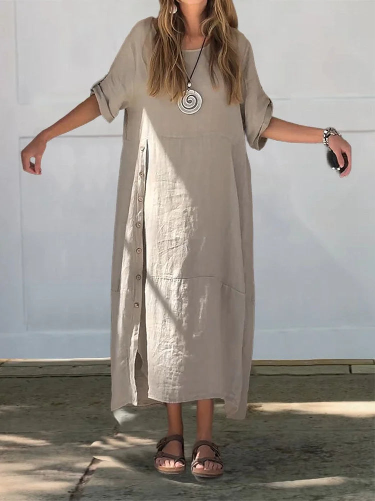 Sylis | Linen Cotton Dress