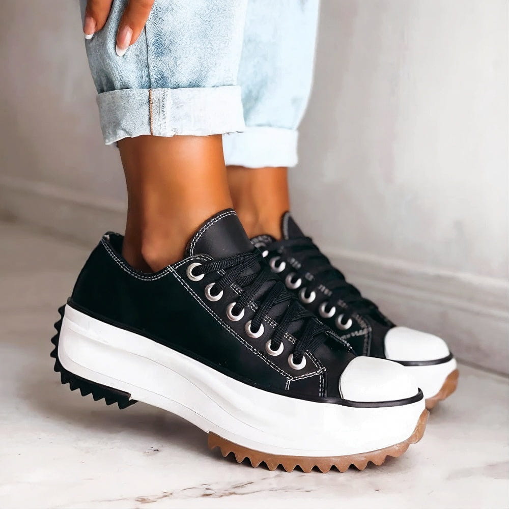 Sylis | Chunky Lace-Up Sneakers