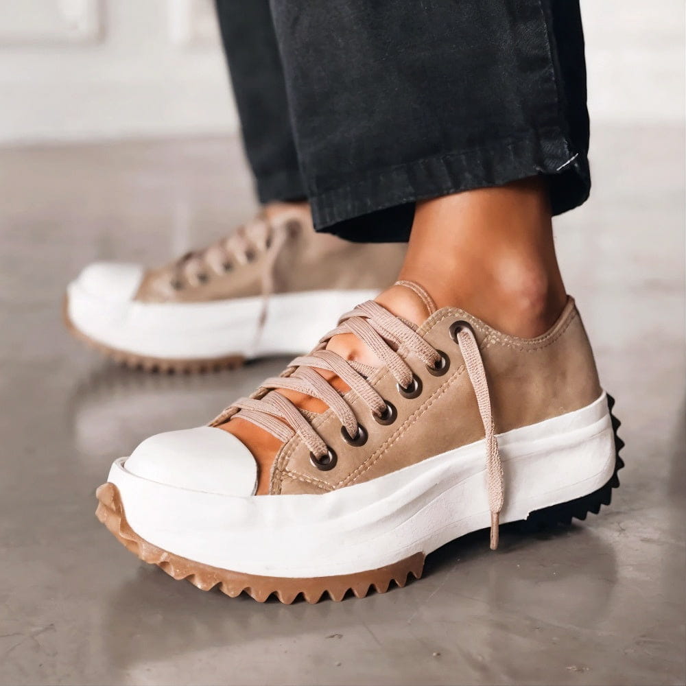 Sylis | Chunky Lace-Up Sneakers