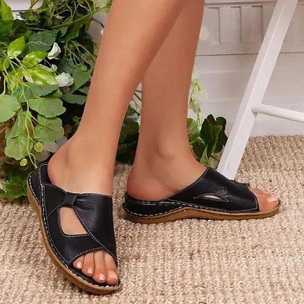 Syllis | Women casual summer comfortable slip on Sandals